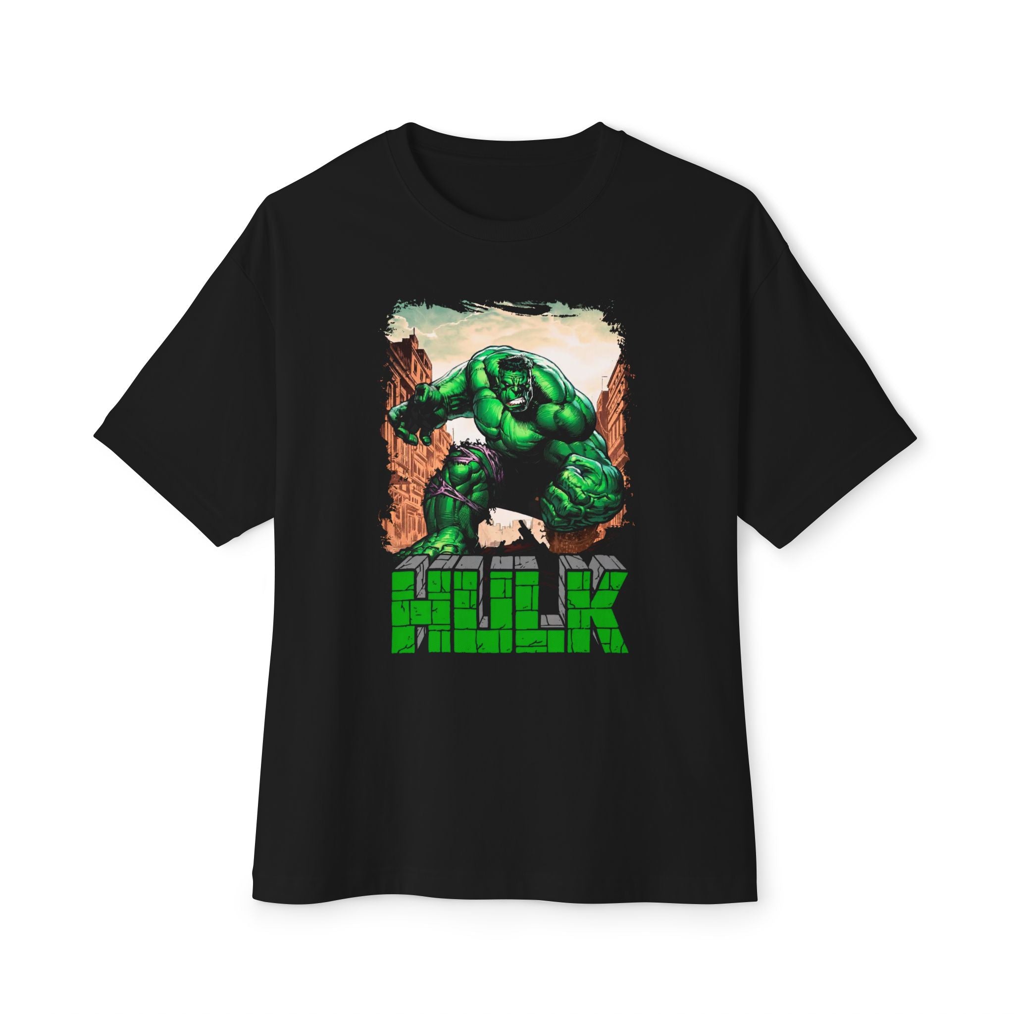Hulk Comic Oversized Unisex Tee